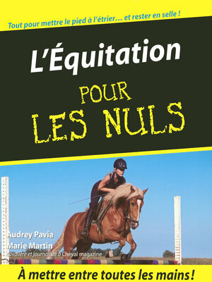 cover image of L'Equitation Pour les Nuls